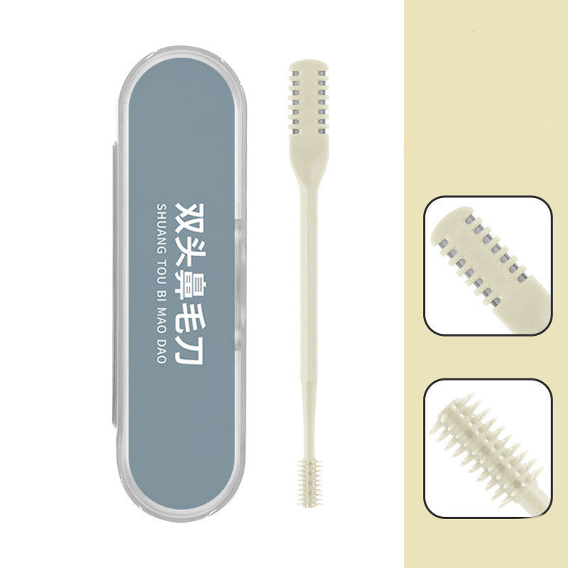 360 Degree Rotating Double Head Nose and Ear Hair Trimmer 360 Degree Rotating Double Head Nose and Ear Hair Trimmer